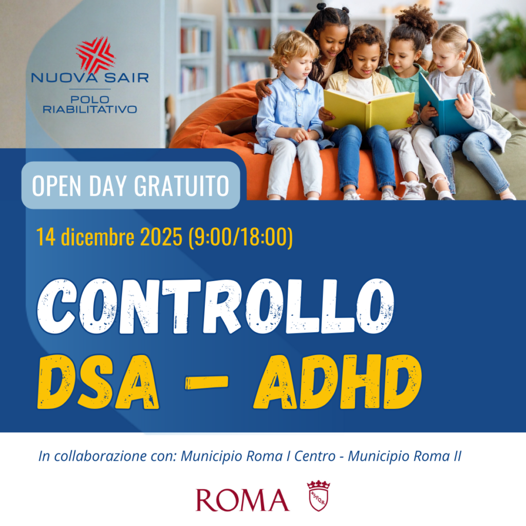 Controllo DSA e ADHD: open day gratuito il 14 dicembre